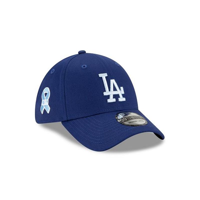 MLB Los Angeles Dodgers Father's Day 39Thirty Stretch Fit (JYX1431) - Blue New Era Caps